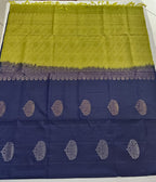 soft silk borderless saree